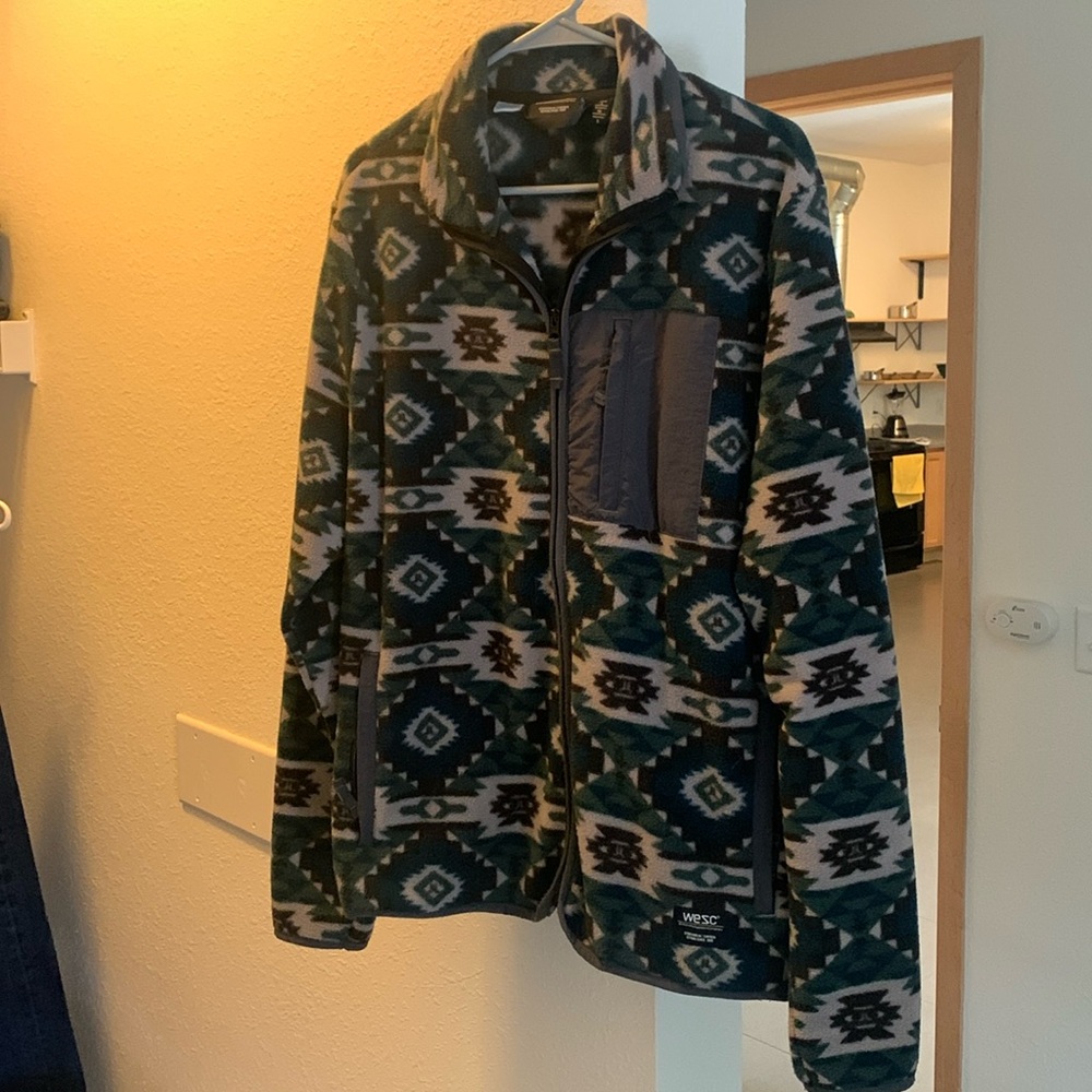 WESC patterned fleece